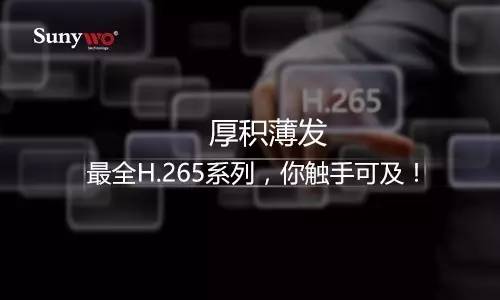 厚积薄发：最全最新H.265系列，你触手可及！