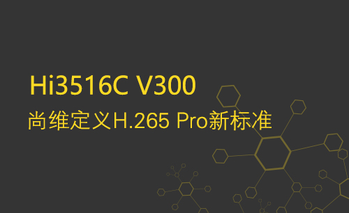 Hi3516C V300，尚维定义H.265 Pro新标准